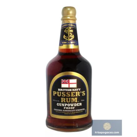 Pussers Black Label Rum 0,7L 54,5% Gunpowder Proof
