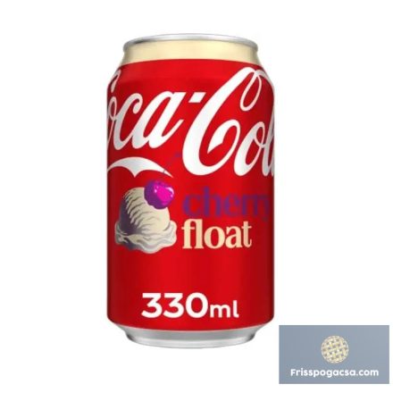 Coca Cola Cherry Float cseresznyés-vaníliakrémes szénsavas üdítő 330ml DRS