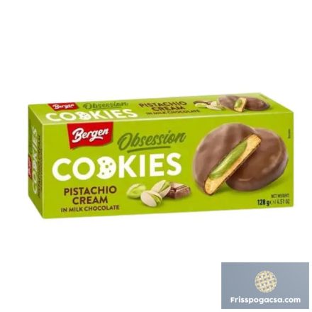 Bergen Obsession Pistachio Chocolate tejcsokis-pisztáciakrémes sütemény 128g