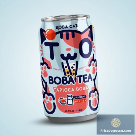 Boba Cat Bubble Tea Original buborék tea 315ml