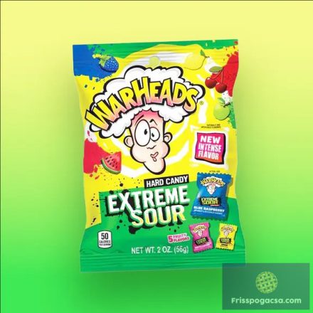 Warheads Assorted Sour extrém savanyú keménycukorka original 56g