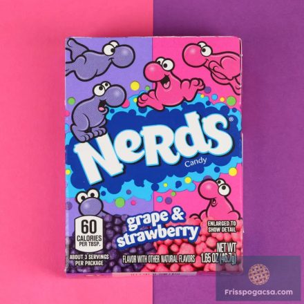 Wonka Nerds Grape and Strawberry szőlős-epres cukorka 47g