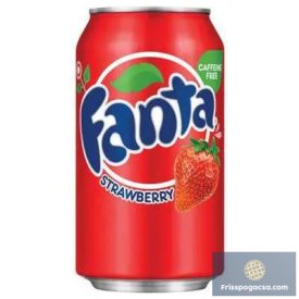   Fanta Strawberry USA eper ízű szénsavas üdítőital 355ml DRS