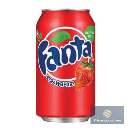 Fanta Strawberry USA eper ízű szénsavas üdítőital 355ml DRS