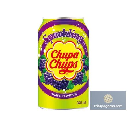 Chupa Chups Grape szőlő ízű szénsavas üdítő 345ml DRS
