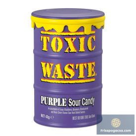 Toxic Waste Lila dobozos savanyú cukorkák 42g
