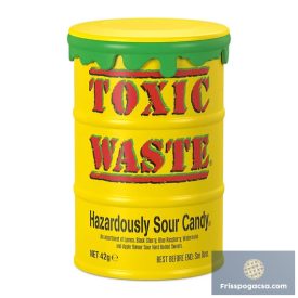 Toxic Waste sárga dobozos savanyú cukorkák 42g