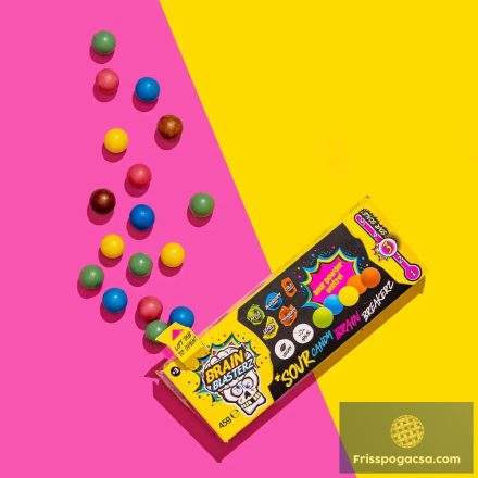 Brain Blasterz Brain Breakerz gyümölcsös savanyú cukorkák 45g