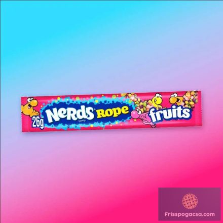 Wonka Nerds Rope Fruit gyümölcs ízű cukorkás gumicukor 26g