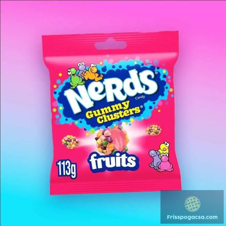 Nerds Gummy Clusters Fruit Gyümölcsös gumicukor 113g