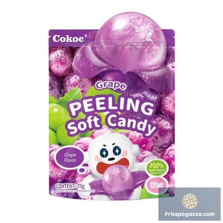 COKOC Peeling Soft Candy Grape Flavor szőlő ízű gumicukor 75g