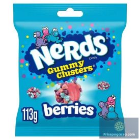   Wonka Nerds Gummy Clusters Berries bogyós gyümölcs ízű rágós gumicukor 113g