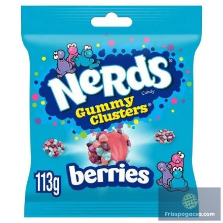 Wonka Nerds Gummy Clusters Berries bogyós gyümölcs ízű rágós gumicukor 113g
