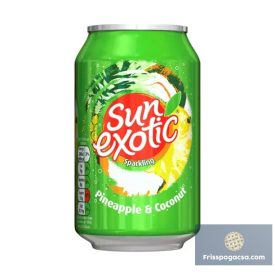   Sun Exotic Pineapple and Coconut ananász és kókusz ízű szénsavas üdítő 330ml DRS