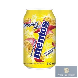   Mentos Tropical Mix trópusi gyümölcs ízű üdítő zselédarabokkal 340ml