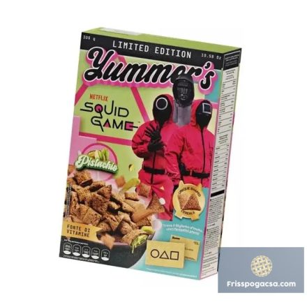 Yummers Squid Game Pistachio pisztáciával töltött gabonapehely 300g