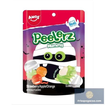 AMOS Peelerz Mummy múmia alakú hámozható gumicukor 65g