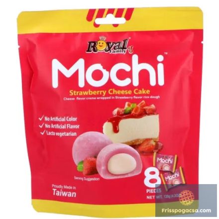 Royal Family Mochi Strawberry Cheese Cake epres sajttorta ízű mochi 120g