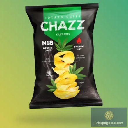 Chazz Cannabis Jalapeño ízű burgonyachips 90g