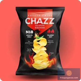 Chazz Jalapeno Habanero ízű burgonyachips 90g