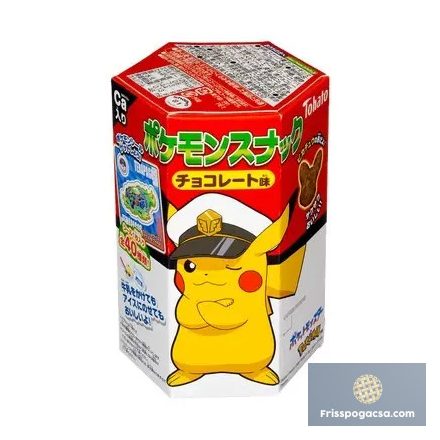 Tohato Pokémon csokoládés kukorica snack 23g