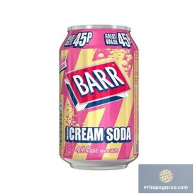   Barr Cream Soda krémszóda ízű szénsavas üdítőital 330ml DRS