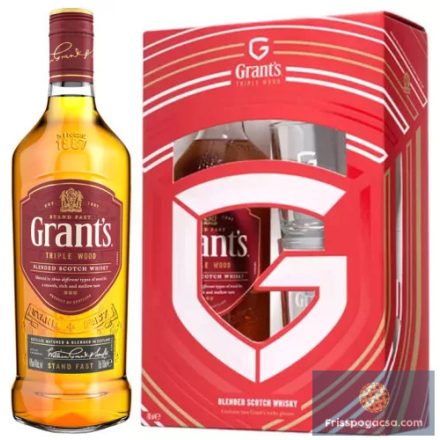 Grants Triple Wood Whisky (DD+Pohár) [0,7L|