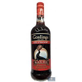 Goslings 151 Black Seal Bermuda Rum 75,5% (Overproof)