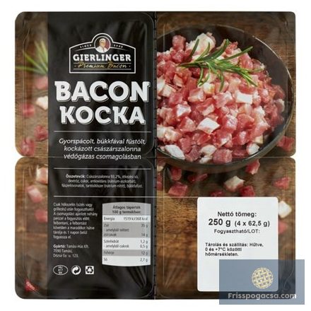 GIERLINGER FST KOCK. CS.SZAL.(BACON) VG. 250G