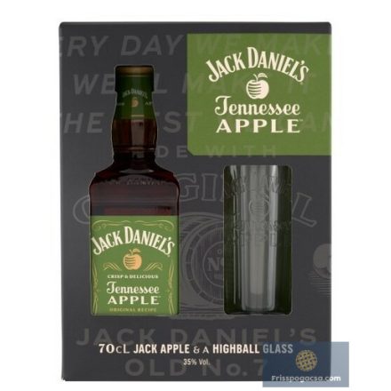 Jack Daniels Apple 0,7 35% pdd. + 1 pohár