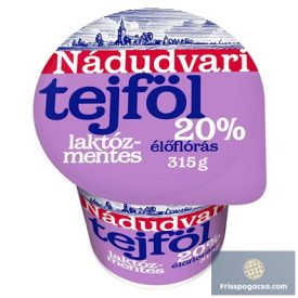 NÁDUDVARI LAKTÓZMENTES TEJFÖL 20% 315G