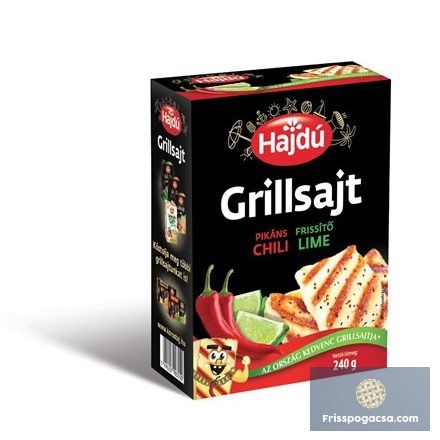 HAJDÚ GRILL SAJT CHILI ÉS LIME 240G