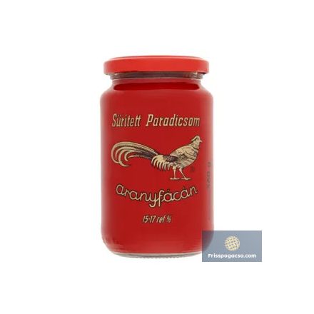 Sûr.paradicsom 15-17% Aranyfácán 360g