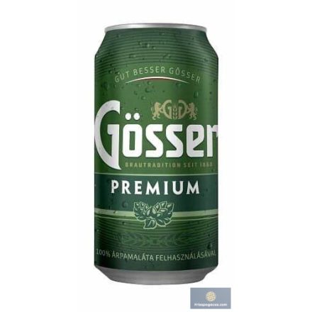 Gösser prémium 0,5l dobozos sör DRS