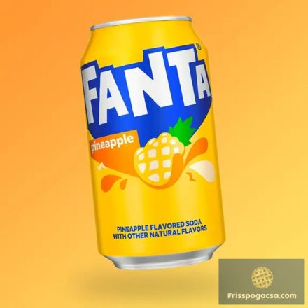 Fanta Pineapple USA Ananász ízű szénsavas üdítőital 355ml DRS