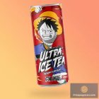 One Piece Ultra Ice Tea Peach flavour Luffy őszibarack ízű üdítő 330ml DRS