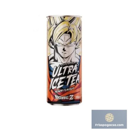 Dragon Ball Goku Super Saiyan Őszibarack ízű jeges tea 330ml DRS
