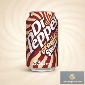 Dr Pepper Cream Swirl krémes szénsavas üdítő 330ml DRS