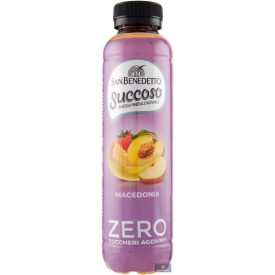   San Benedetto Succoso ZERO Macedonia Cukormentes 400ml (0,4 L) Szénsavmentes Üdítőital