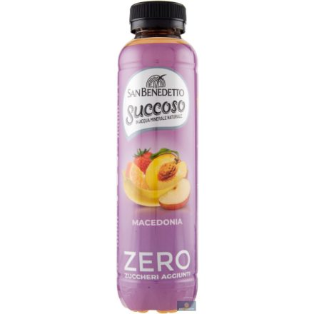 San Benedetto Succoso ZERO Macedonia Cukormentes 400ml (0,4 L) Szénsavmentes Üdítőital