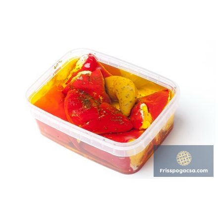 ÍNYENC M SAJTTAL TÖLT.PIROS CSÍPŐS PAPRIKA FŰSZ.OLAJBAN 250G