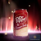 Dr. Pepper USA Cream Soda vaníliás szénsavas üdítőital 355ml DRS