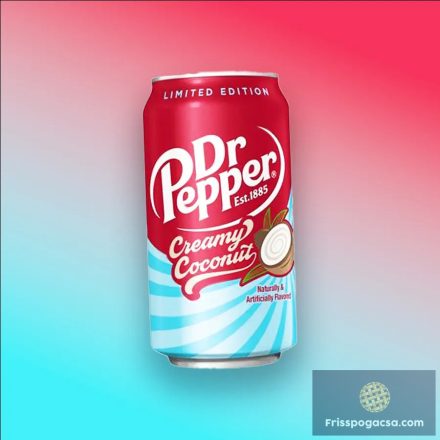 Dr. Pepper Creamy Coconut krémes kókuszos üdítő 355ml DRS