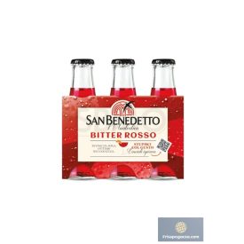   San Benedetto Bens Ginger Bitter Rosso Aperitiv 100 ml (0,1 L) üveges Szénsavas HORECA 6db.-os kis karton