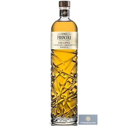 Francoli Grappa Riserva Moscato e Brachetto Barrique 41,5%