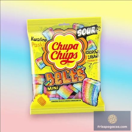 Chupa Chups Mini Belts savanyú gumicukor 90g