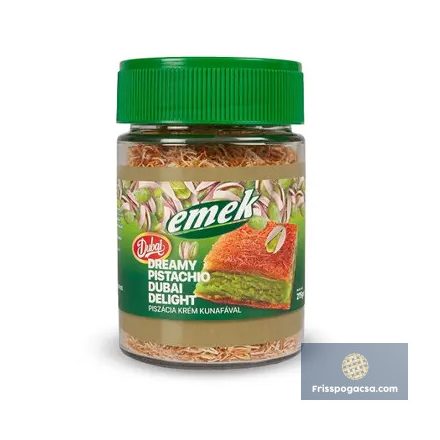 Emek Dubai Cocoa Dreamy Pistachio Dubai Delight pisztáciakrém kadayif tésztával 275g