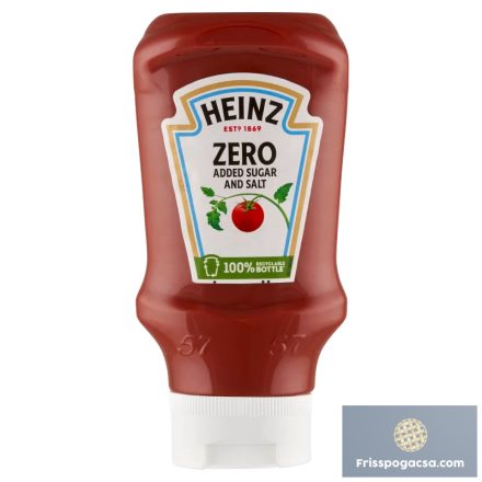 Heinz ketchup zero 425g/400ml