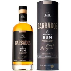 1731 Barbados 8 years old Rum 0,7 46% dd.