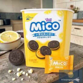   Mico Lemon Cheesecake citromos sajttorta ízű mini kekszek 88g